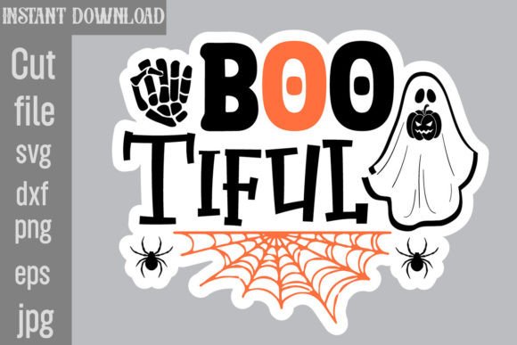 Boo Tiful SVG Cut File for Crafts and Graphics