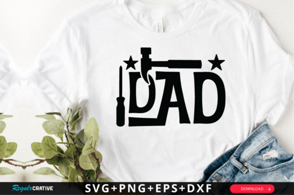 Dad SVG Design for Crafts and Graphics