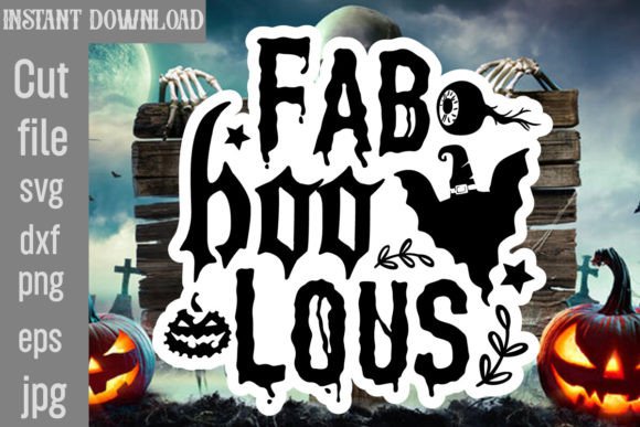 Fab Boo Lous SVG Cut File for Crafts and Graphics