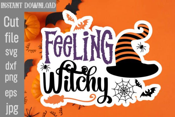 Feeling Witchy SVG Cut File for Crafts and Graphics