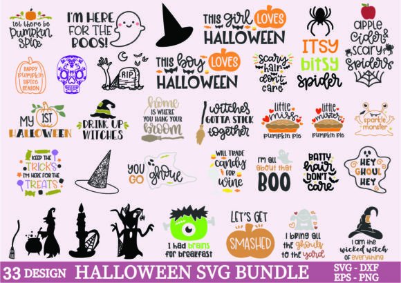 Halloween SVG Bundle for Crafts and Graphics