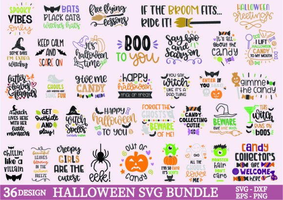 Halloween SVG Bundle for Graphics and Crafts