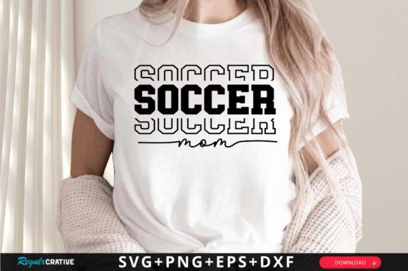 Soccer Mom Svg Design for Crafts and Graphics