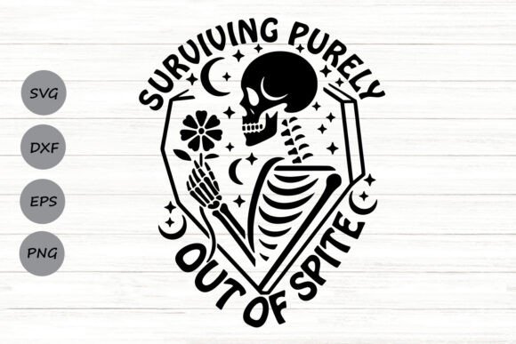 Surviving Purely Out Of Spite Svg