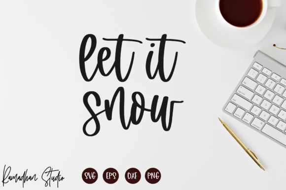 Winter Graphics for Crafts and Branding